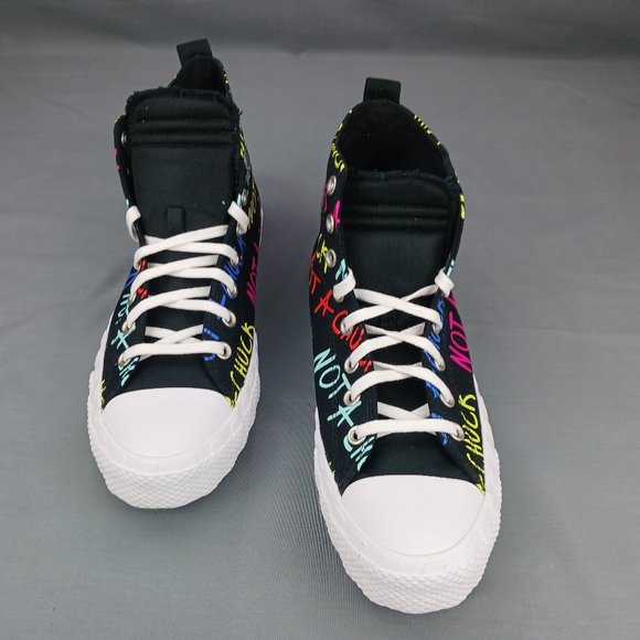 Converse UNTITL3D High Not A Chuck Men's Casual Shoes 173165C Black Sizes 10-12 - Picture 3 of 9